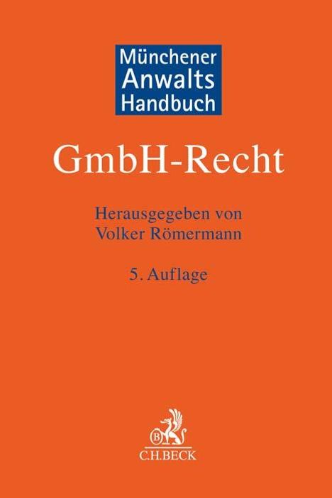 Münchener Anwaltshandbuch GmbH-Recht, Buch