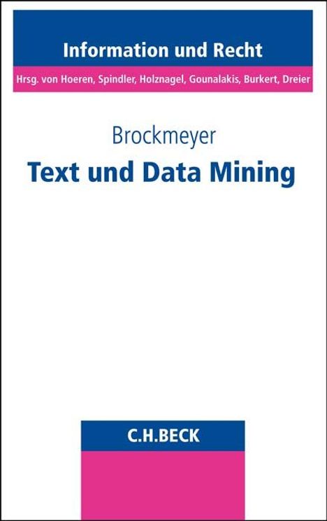 Henning Brockmeyer: Text und Data Mining, Buch