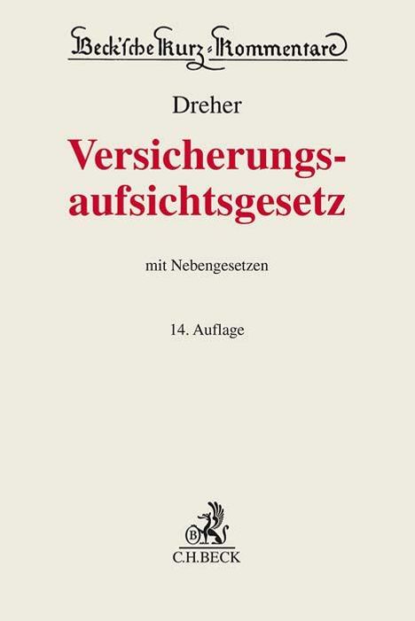 Versicherungsaufsichtsgesetz, Buch