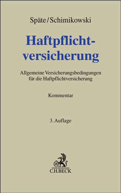Haftpflichtversicherung, Buch