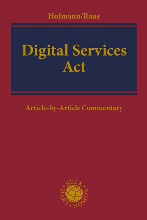 Franz Hofmann: Digital Services Act, Buch