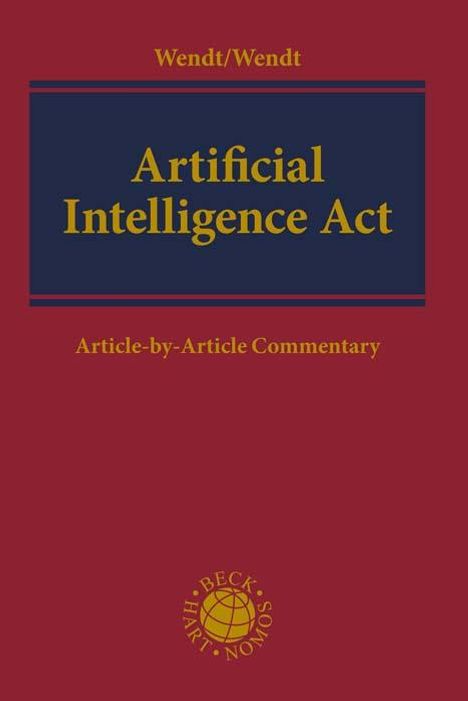 Janine Wendt: Artificial Intelligence Act, Buch