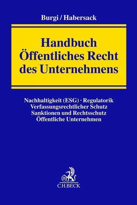 Öffentliches Recht des Unternehmens, Buch