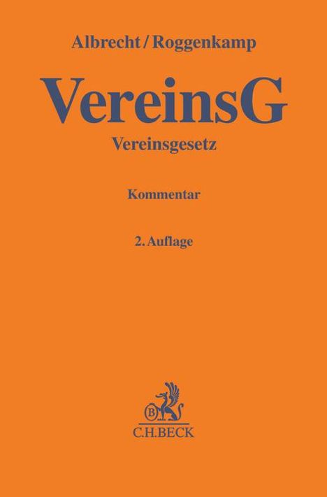 Vereinsgesetz (VereinsG), Buch