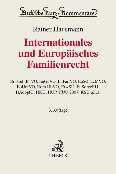 Rainer Hausmann: Internationales und Europäisches Familienrecht, Buch