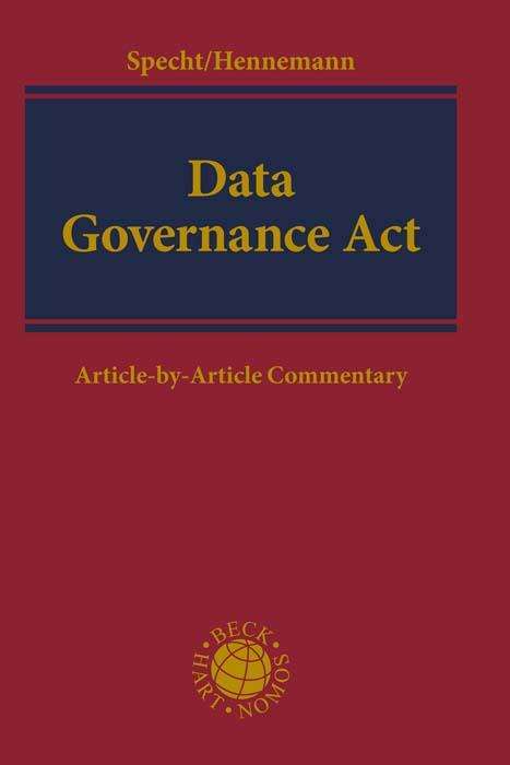 Louisa Specht-Riemenschneider: Data Governance Act, Buch
