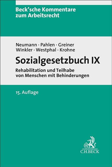 Dirk Neumann: Sozialgesetzbuch IX, Buch