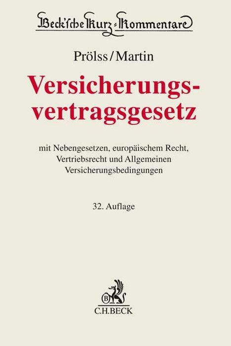 Christian Armbrüster: Versicherungsvertragsgesetz, Buch