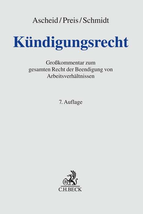 Kündigungsrecht, Buch