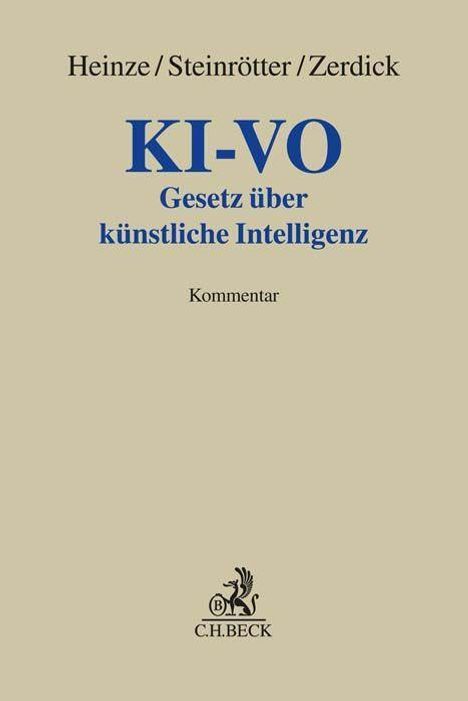 Christian A. Heinze: KI-Verordnung, Buch