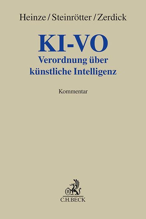 Christian A. Heinze: KI-Verordnung, Buch