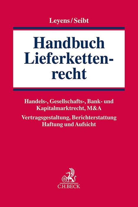 Handbuch Lieferkettenrecht, Buch