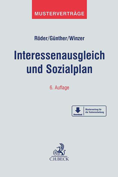 Gerhard Röder: Interessenausgleich und Sozialplan, Buch
