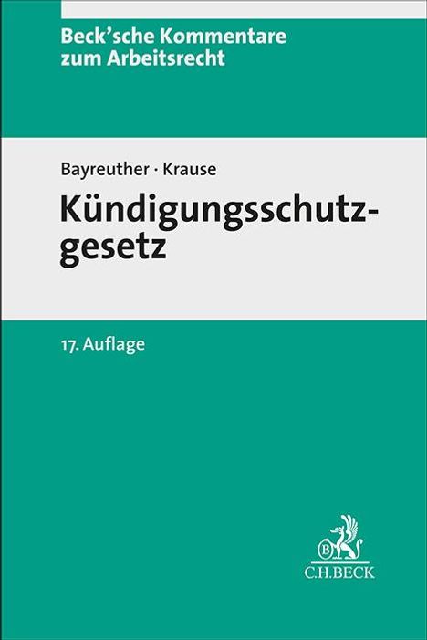 Frank Bayreuther: Kündigungsschutzgesetz, Buch
