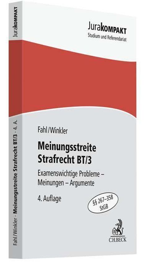 Christian Fahl: Meinungsstreite Strafrecht BT/3, Buch