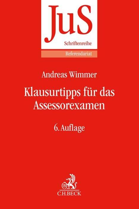 Andreas Wimmer: Klausurtipps für das Assessorexamen, Buch