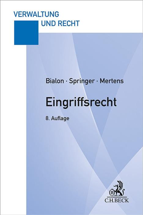 Jörg Bialon: Eingriffsrecht, Buch