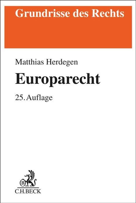 Matthias Herdegen: Europarecht, Buch