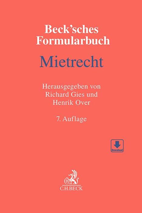 Beck'sches Formularbuch Mietrecht, Buch