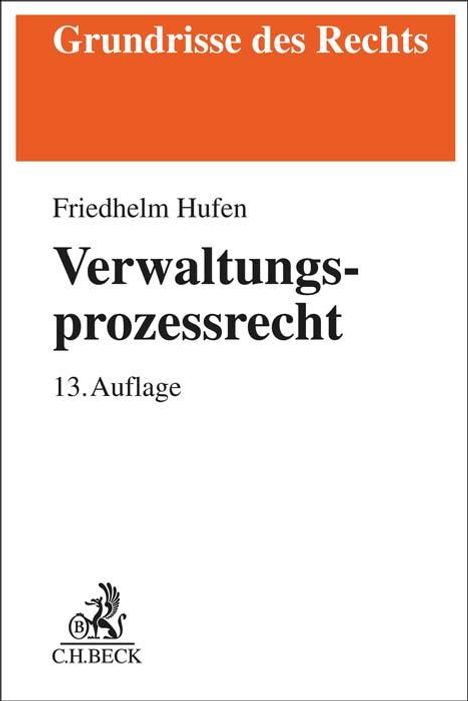Friedhelm Hufen: Verwaltungsprozessrecht, Buch