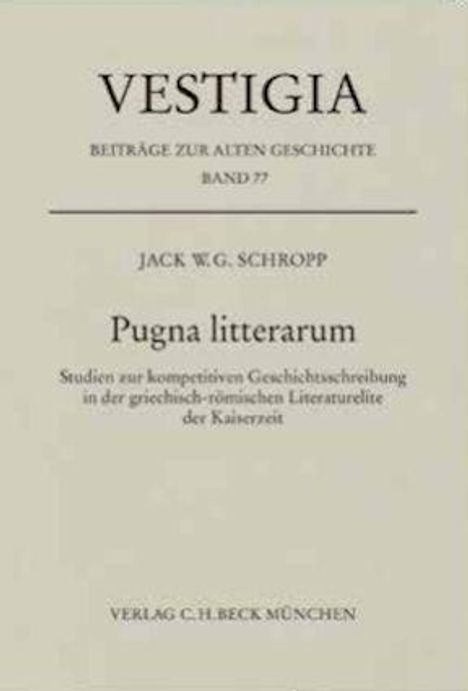 Jack W. G. Schropp: Pugna litterarum, Buch