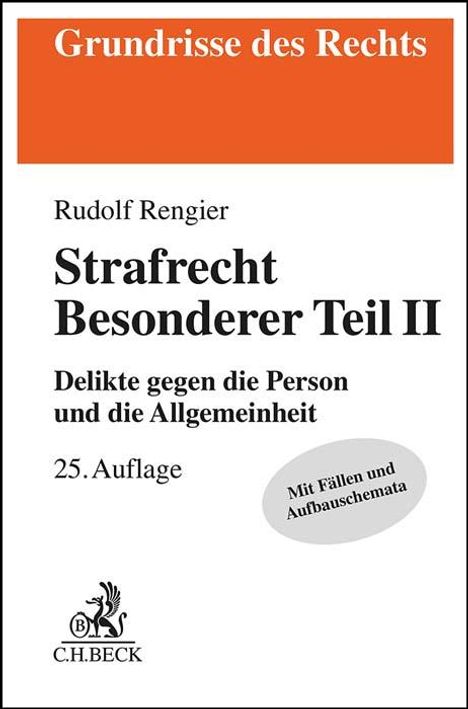 Rudolf Rengier: Strafrecht Besonderer Teil II, Buch