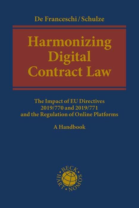 Harmonizing Digital Contract Law, Buch