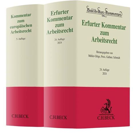 Erfurter Kommentar zum Arbeitsrecht und Kommentar zum europäischen Arbeitsrecht, Buch