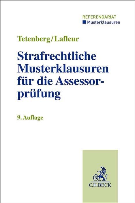 Stefan Tetenberg: Strafrechtliche Musterklausuren für die Assessorprüfung, Buch