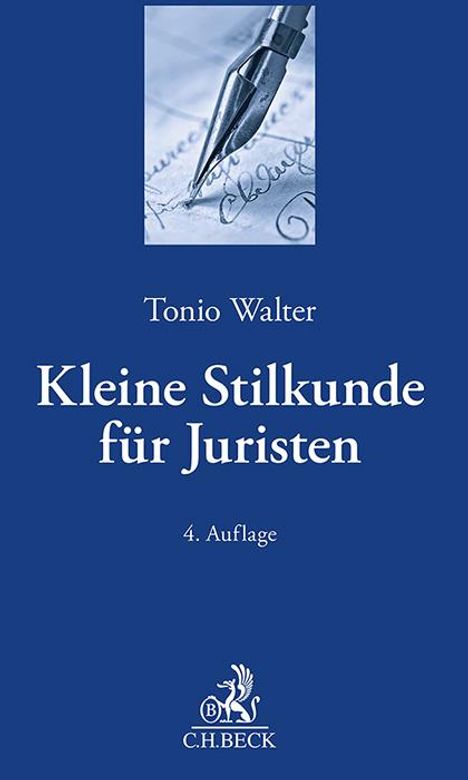 Tonio Walter: Kleine Stilkunde für Juristen, Buch