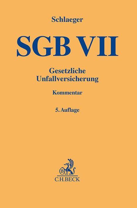 SGB VII. Gesetzliche Unfallversicherung, Buch