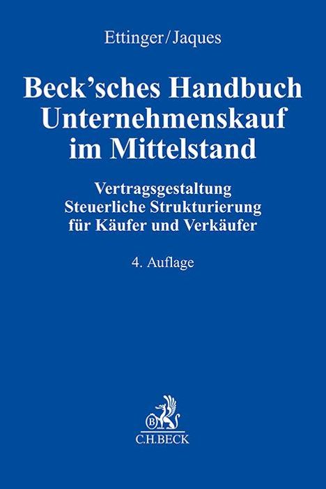 Beck'sches Handbuch Unternehmenskauf im Mittelstand, Buch