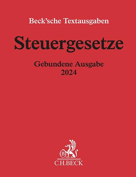 Steuergesetze Gebundene Ausgabe 2024, Buch