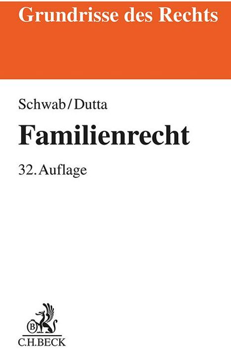 Dieter Schwab: Familienrecht, Buch