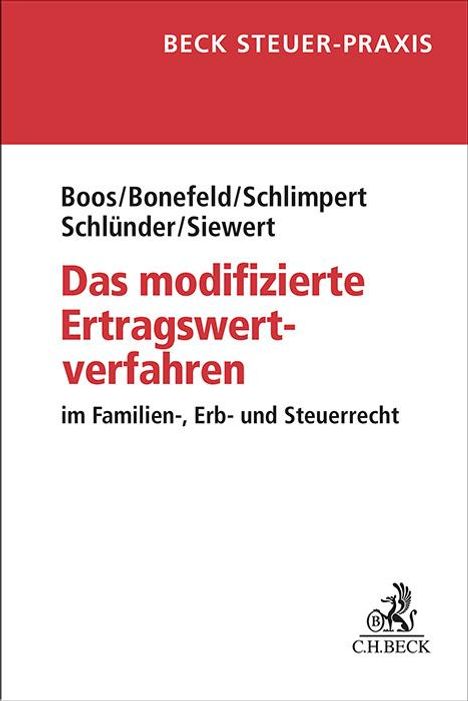 Frank Boos: Das modifizierte Ertragswertverfahren, Buch