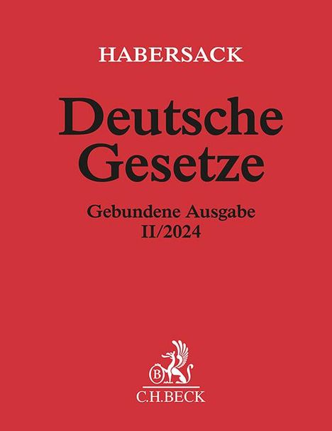 Deutsche Gesetze Gebundene Ausgabe II/2024, Buch