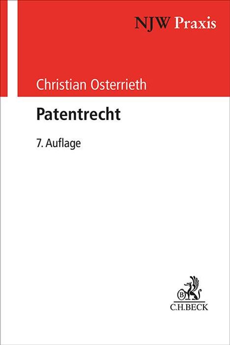 Christian Osterrieth: Patentrecht, Buch