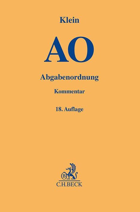 Abgabenordnung, Buch