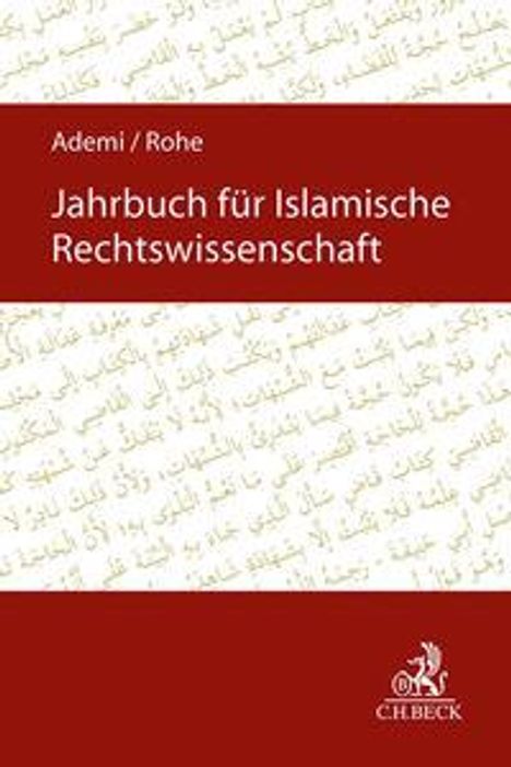 Jahrbuch für Islamische Rechtswissenschaft, Buch