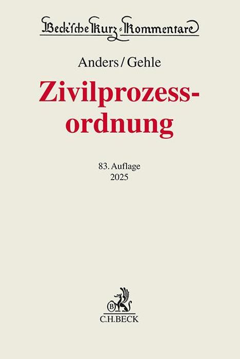 Zivilprozessordnung, Buch