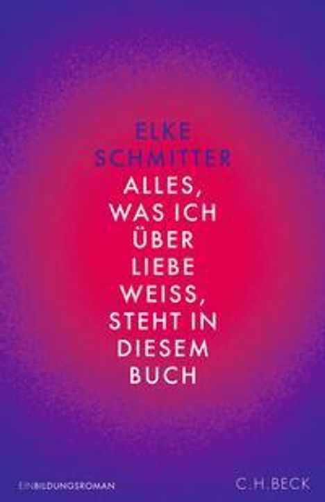 Elke Schmitter: Alles, was ich über Liebe weiß, steht in diesem Buch, Buch