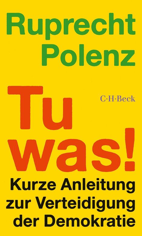 Ruprecht Polenz: Tu was!, Buch