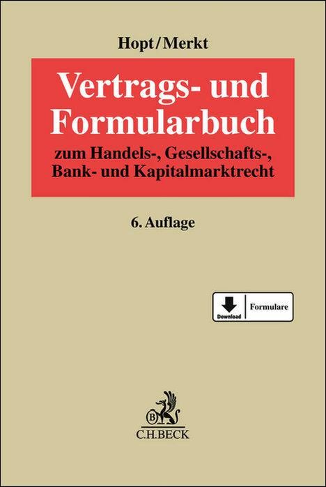 Vertrags- und Formularbuch, Buch