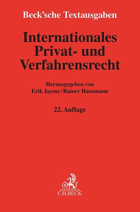 Internationales Privat- und Verfahrensrecht, Buch
