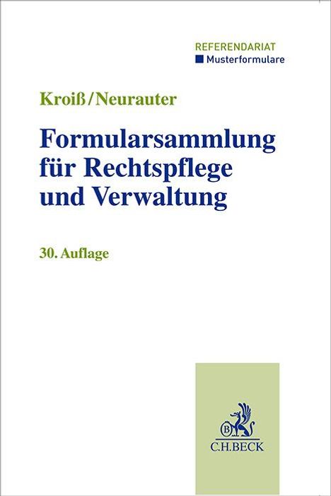 Werner Böhme: Formularsammlung für Rechtspflege und Verwaltung, Buch