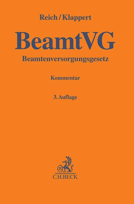 Andreas Reich: Beamtenversorgungsgesetz. BeamtVG, Buch