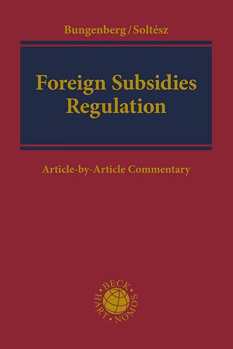 Foreign Subsidies Regulation, Buch