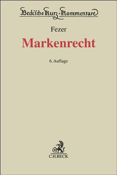 Markenrecht, Buch