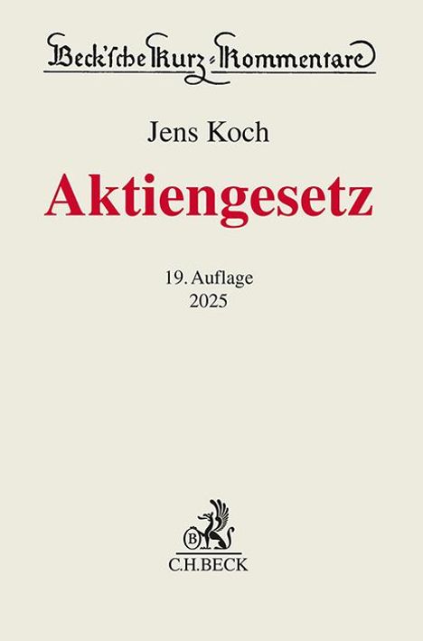 Uwe Hüffer: Aktiengesetz, Buch