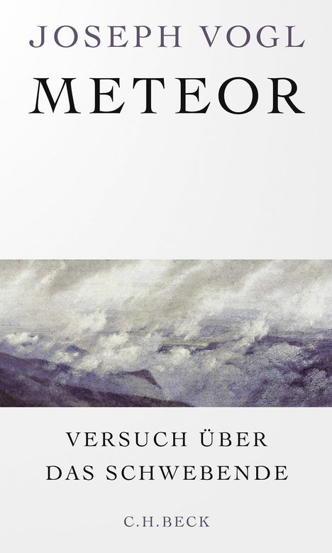 Joseph Vogl: Meteor, Buch